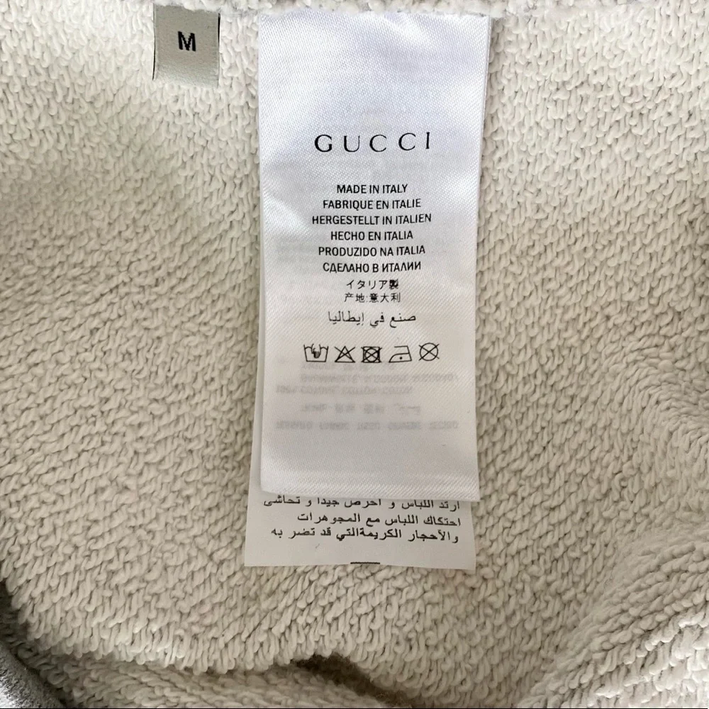 Like New Gucci Logo Hoodie - Picture 5 of 7
